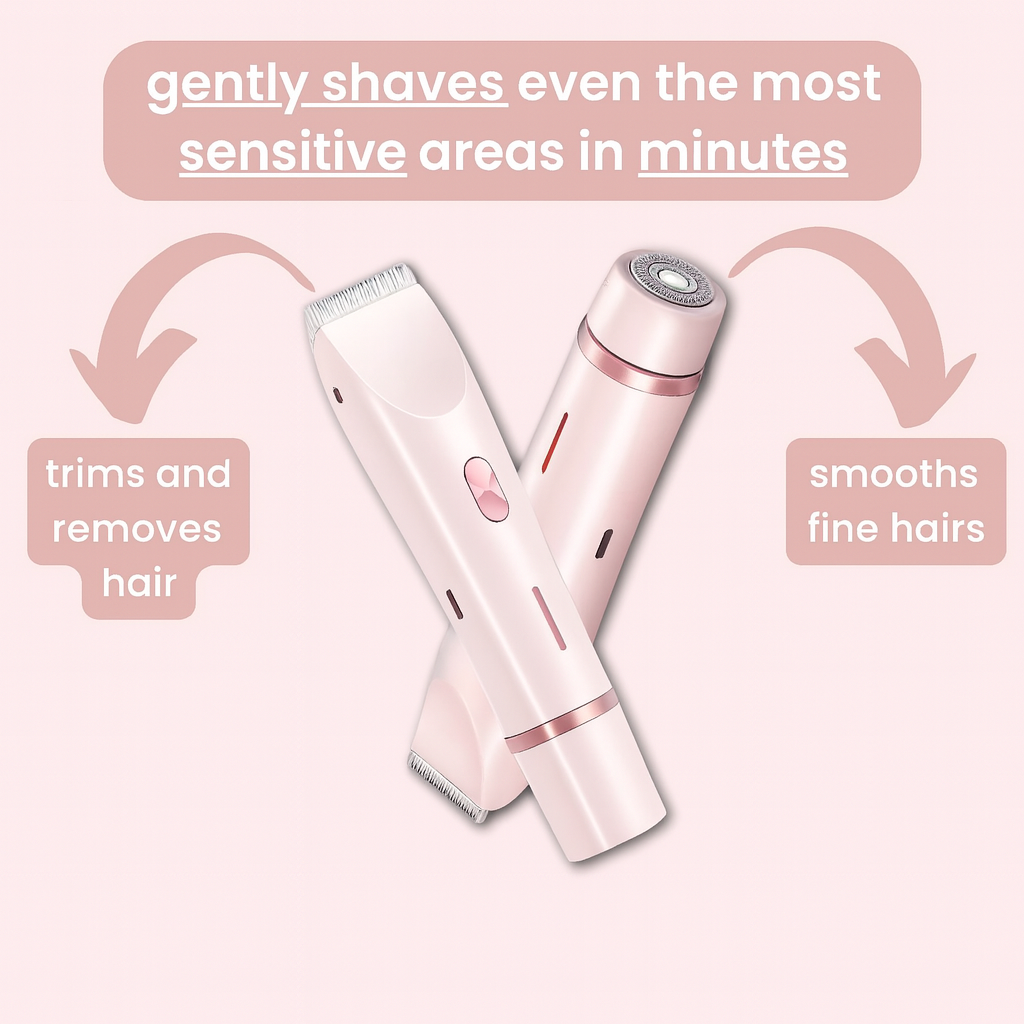 GlowTrim – 2-in-1 Bikini & Body Trimmer