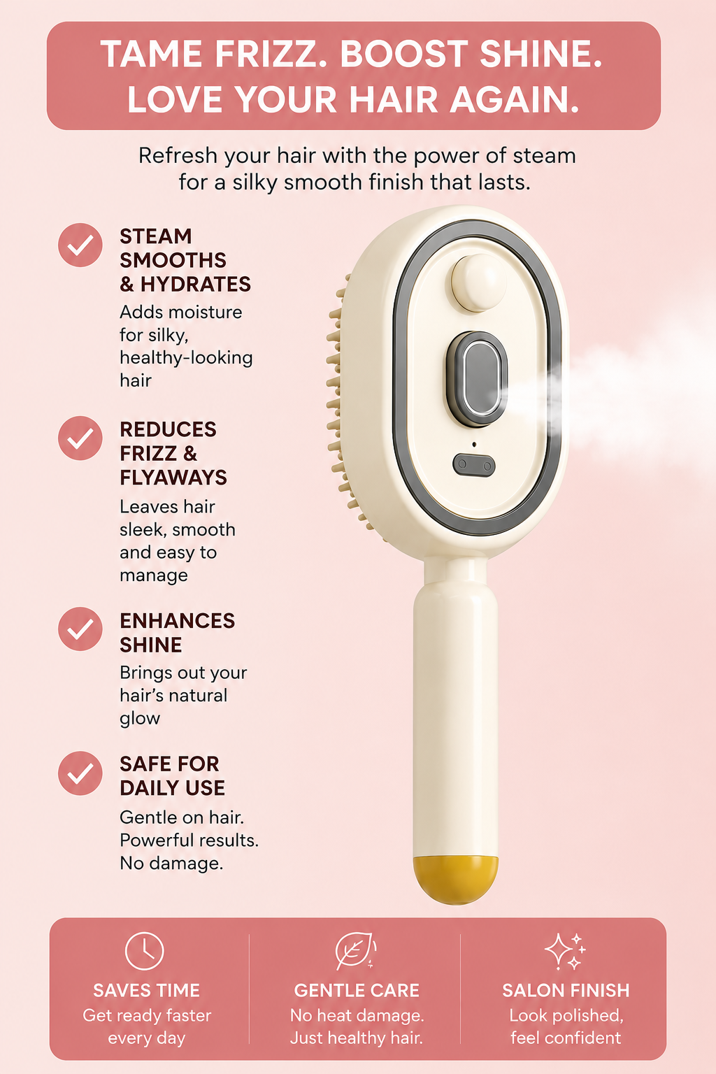 Halo Brush - Steam Styling Brush